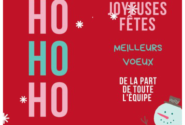 Nos voeux en image&nbsp;! HO HO HO...